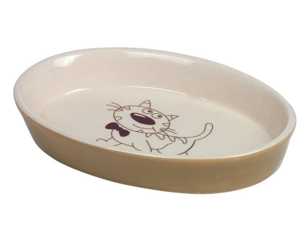 Nobby Katzen Keramik Schale oval