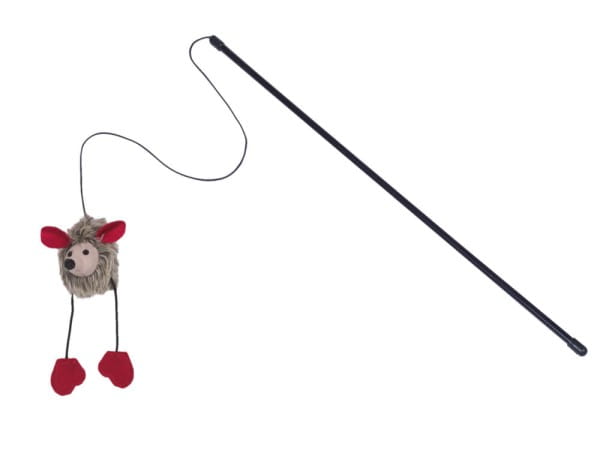 Angel mit Plüsch Maus, mit Sound, 1St.