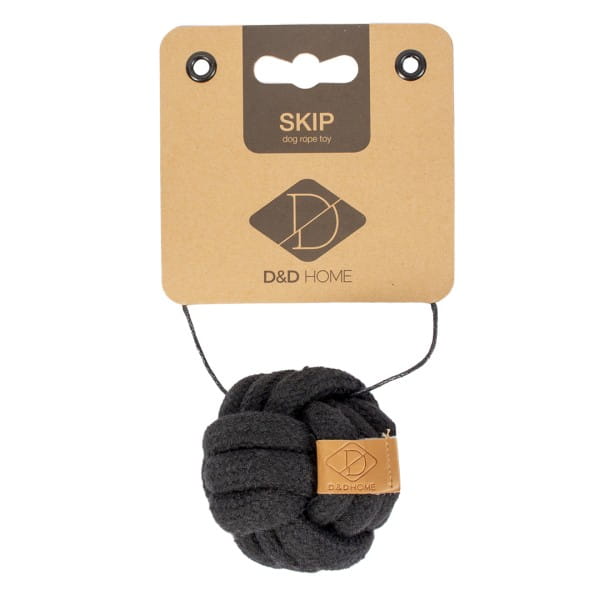 D&D Dog Toy Skip Ball L schwarz