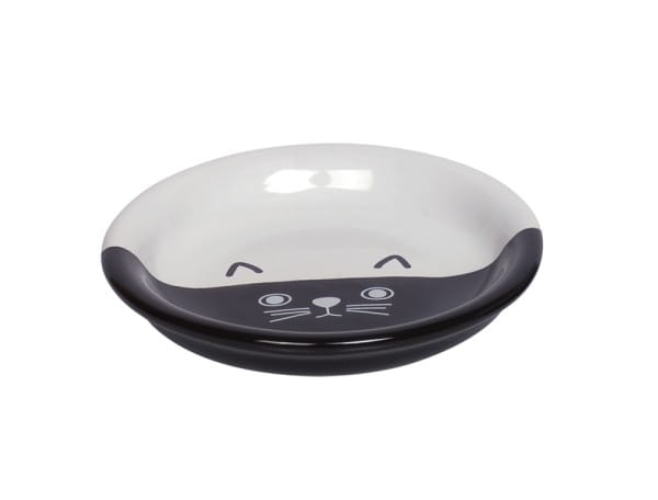 Katzen Keramik Milchschale "FACE"