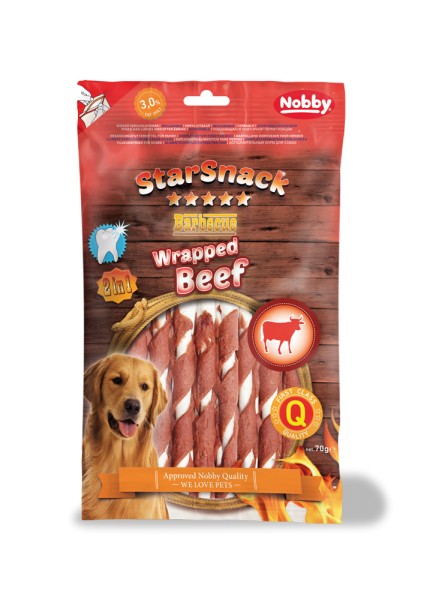 Nobby STARSNACK BBQ Wrapped Beef