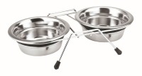 Nobby Doppelnapf Edelstahl "SILENT DINER" Nobby Doppelnapf Edelstahl "SILENT DINER"