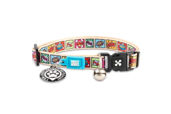 Max & Molly Smart ID Katzen Halsband - Comic/1 size