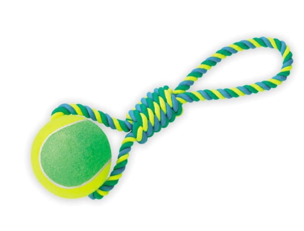 Rope Toy, Spielseil mit Tennisball XXL