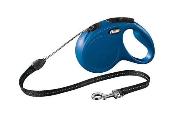 Flexi "NEW CLASSIC" mit Seil blau