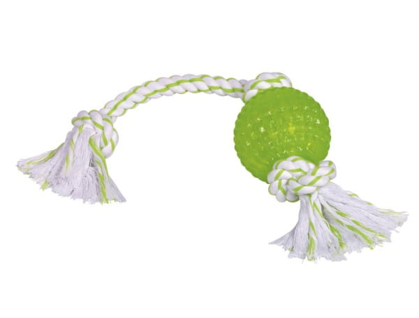 TPR Ball mit Seil, 44cm