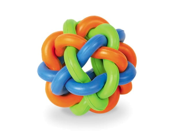 Vollgummi Knotenball