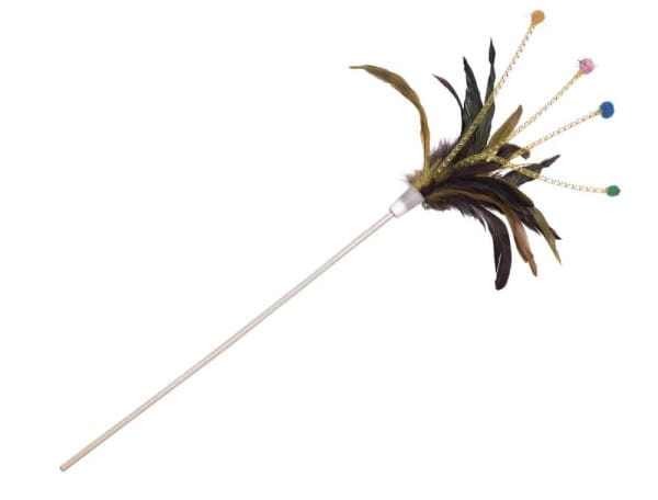 Katzenwedel mit elastischen Fäden, 65cm