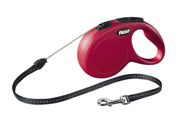 Flexi NEW CLASSIC S, Seil 8m, rot